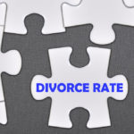 Puzzle that reads divorce rate